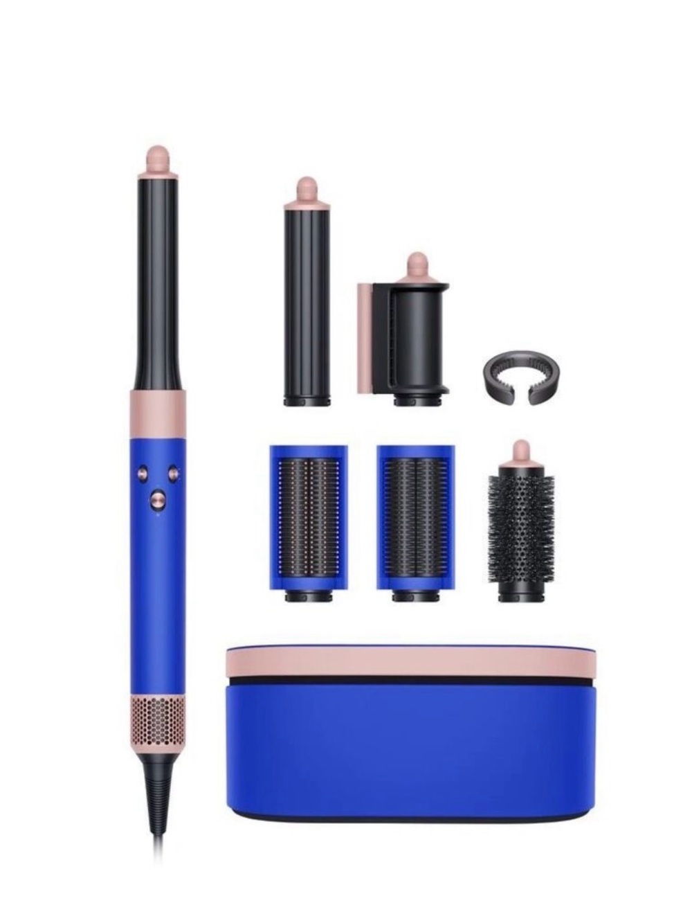 Dyson Air Wrap Set in blue and pink